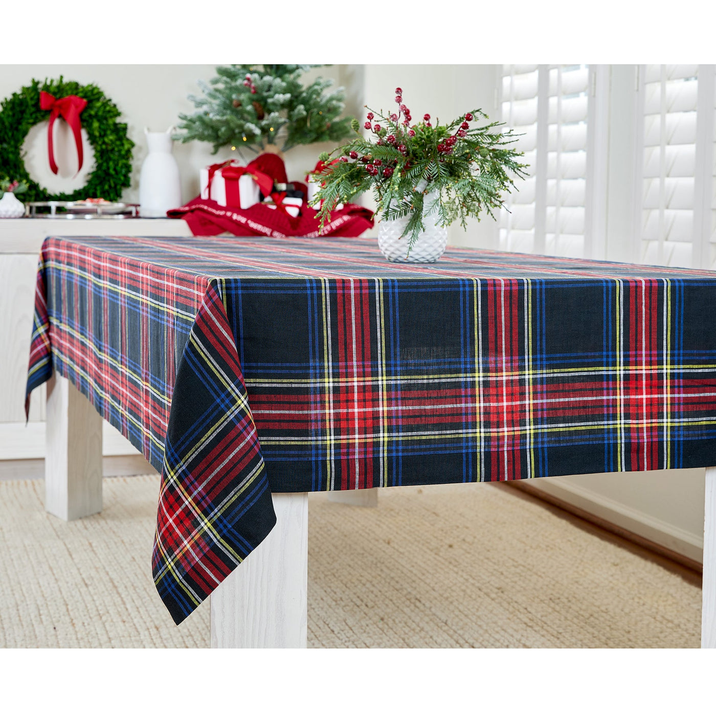 Stewart Plaid Tablecloth