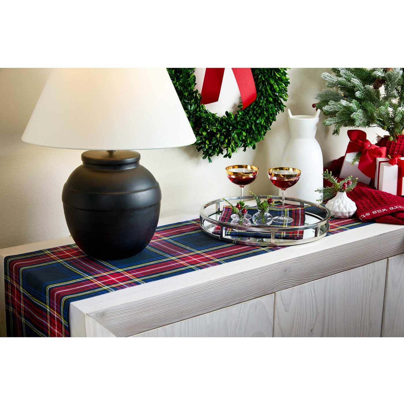 Stewart Plaid Table Runner
