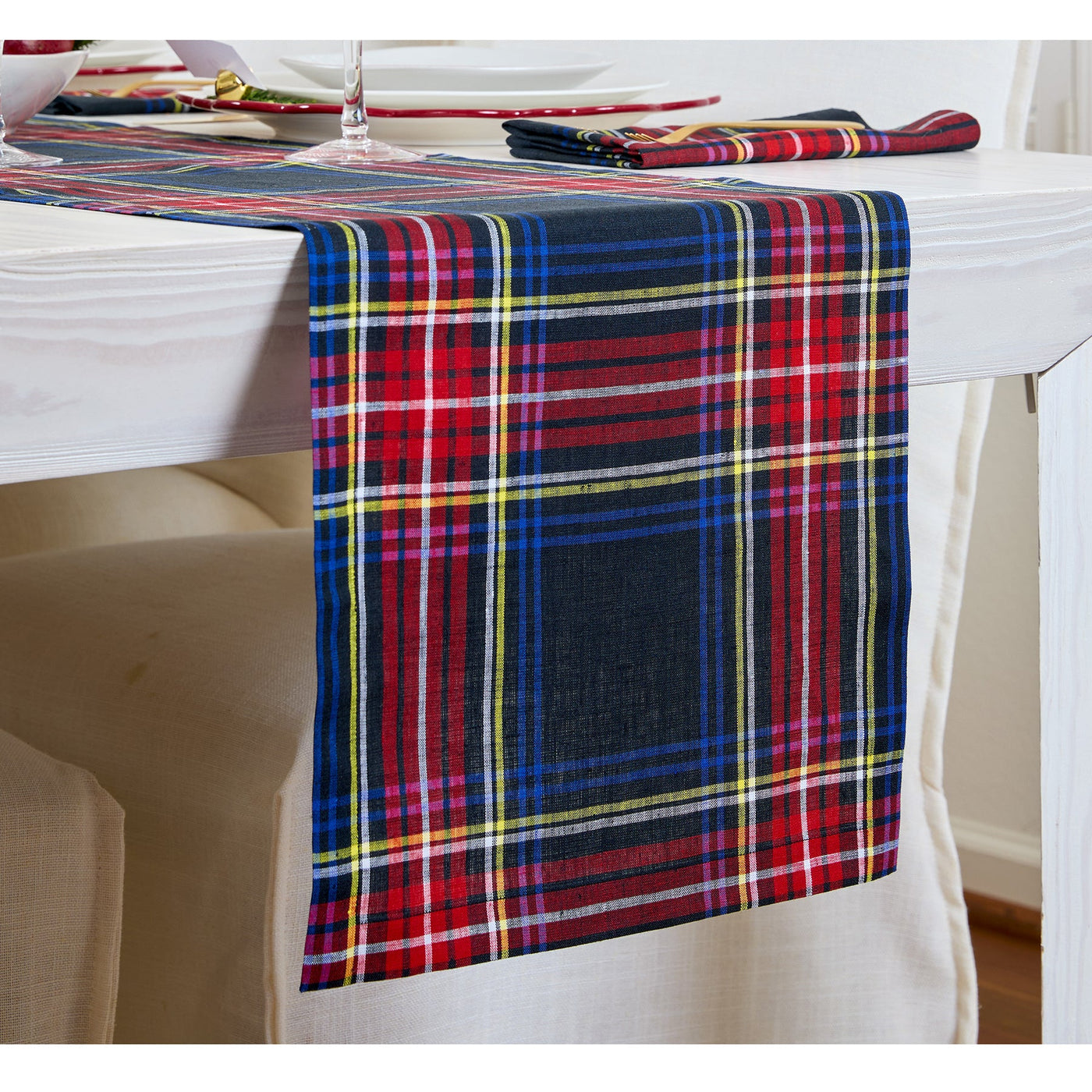 Stewart Plaid Table Runner