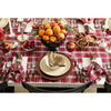 Burgundy Plaid Napkins, Set of 4