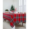 Madras Holiday Plaid Tablecloth