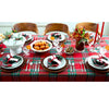 Madras Holiday Plaid Table Throw