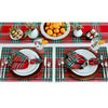Madras Holiday Plaid Placemats, Set of 4