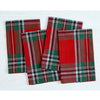 Madras Holiday Plaid Napkins, Set of 4