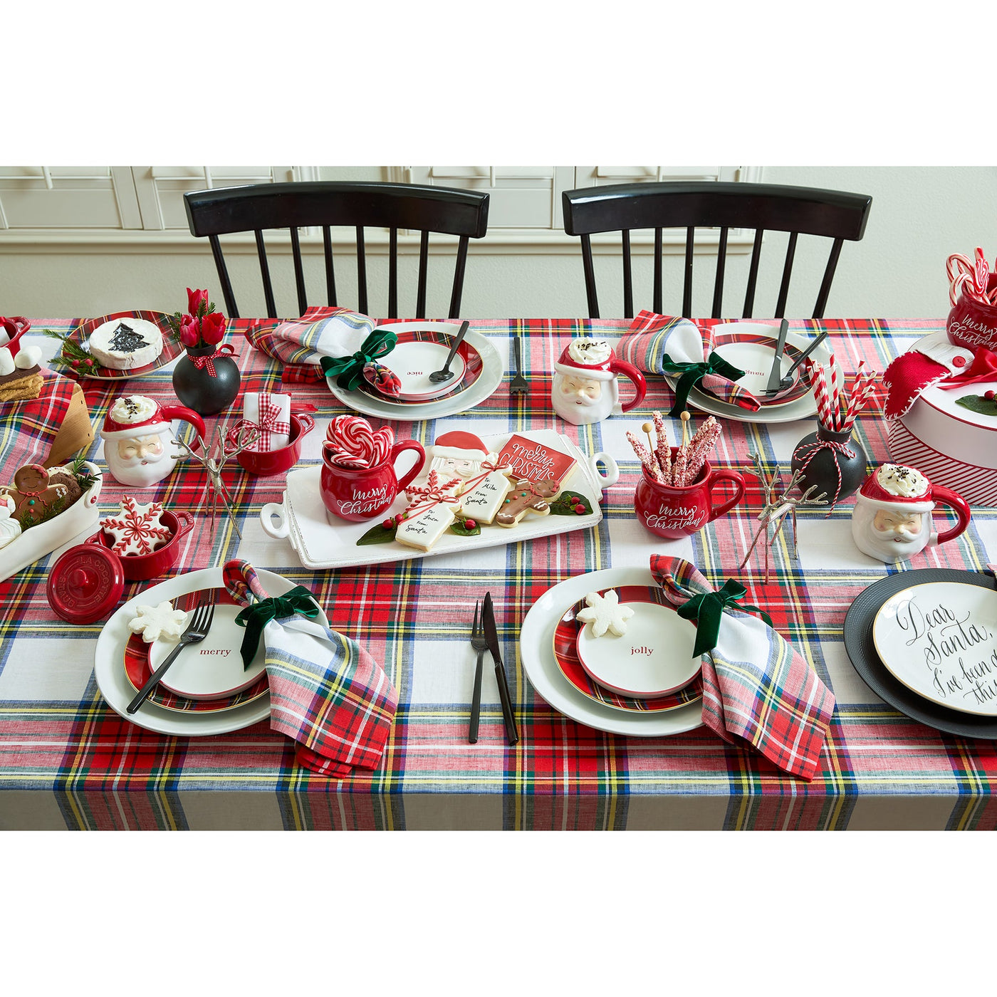 Stewart Plaid Table Throw
