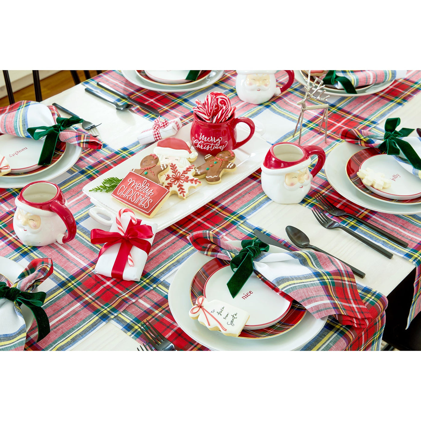 Stewart Plaid Placemats, Set of 4