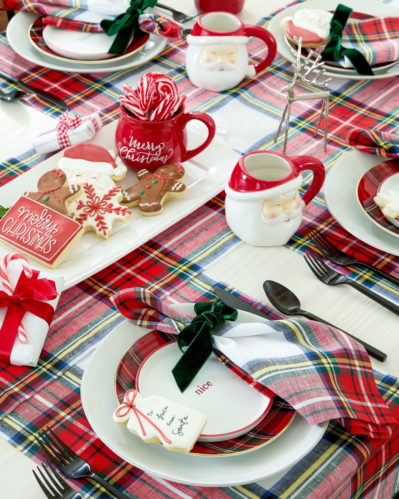 Stewart Plaid Placemats, Set of 4
