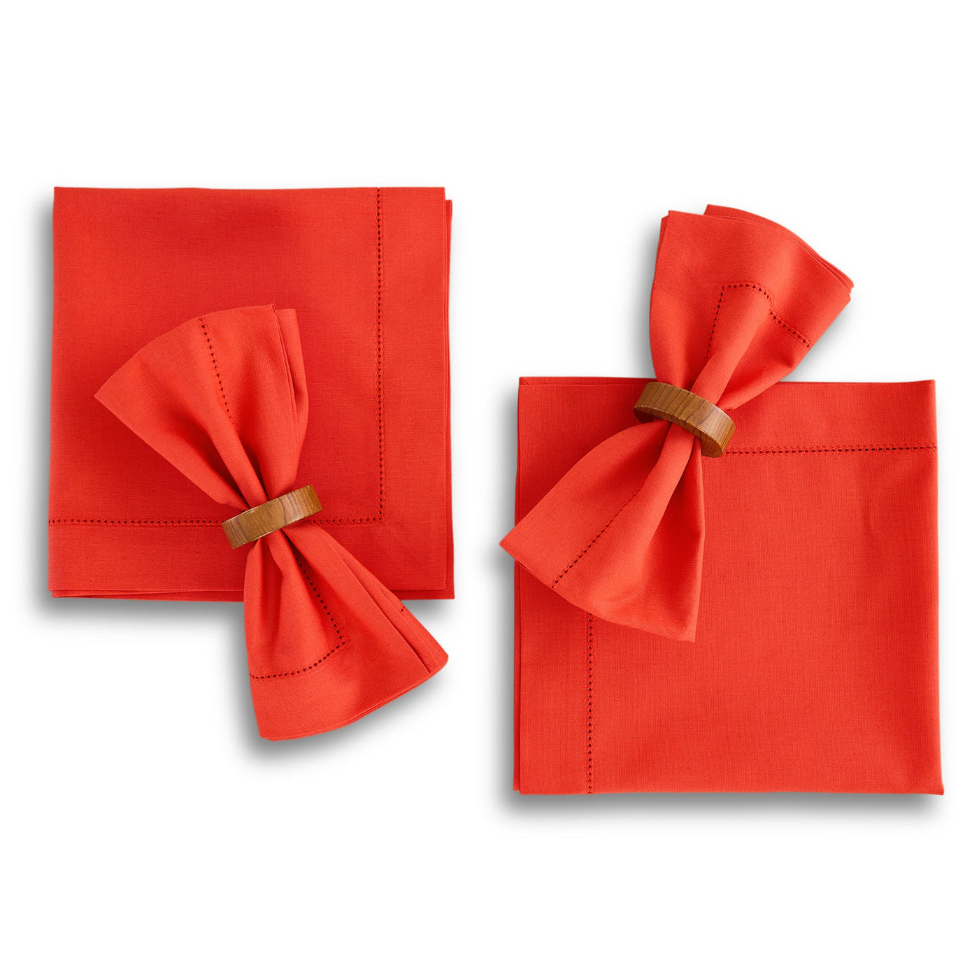 Cotton Linen Hemstitch Napkins