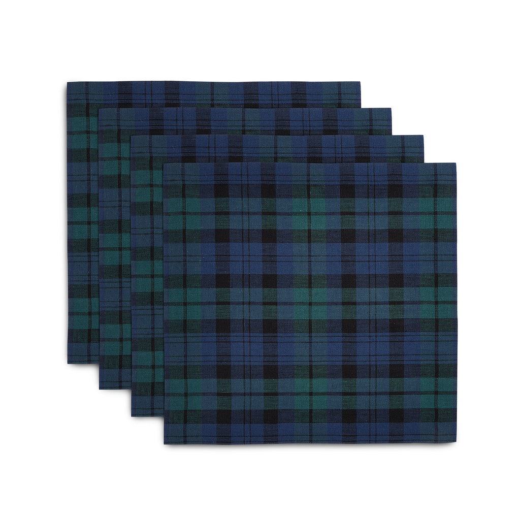 Blackwatch Plaid Square Placemats