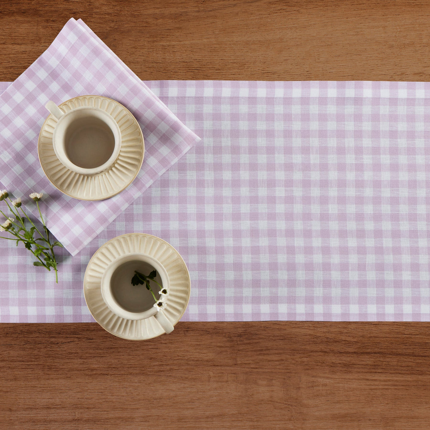 Gingham Table Runner