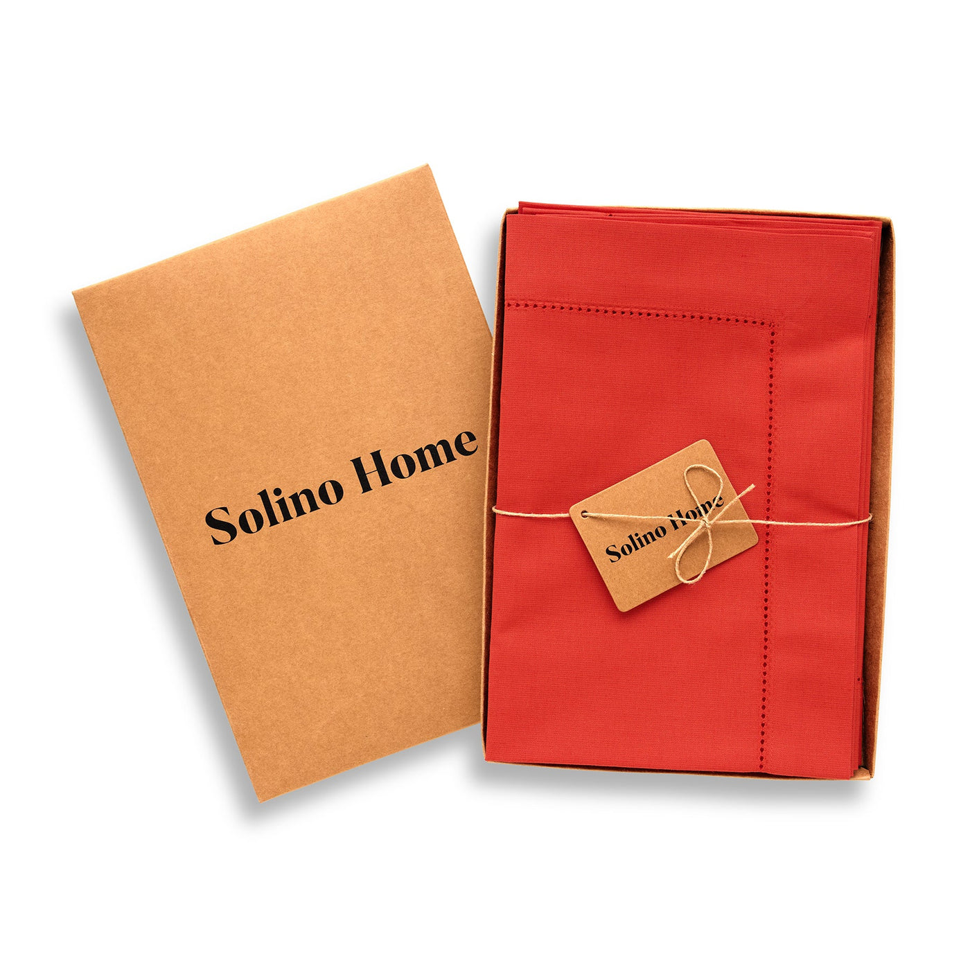 Cotton Linen Hemstitch Napkins