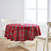 Classic Tartan Plaid Round Tablecloth