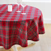 Classic Tartan Plaid Round Tablecloth