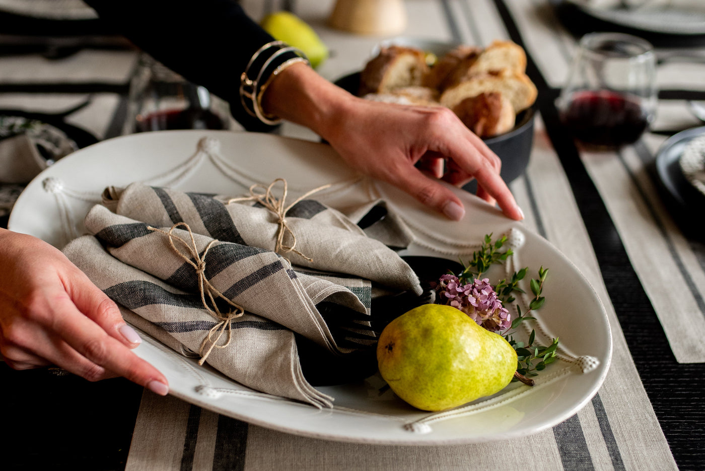French Stripe Napkins