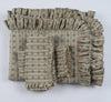 Bluebell Ruffle Block Print Table Linens