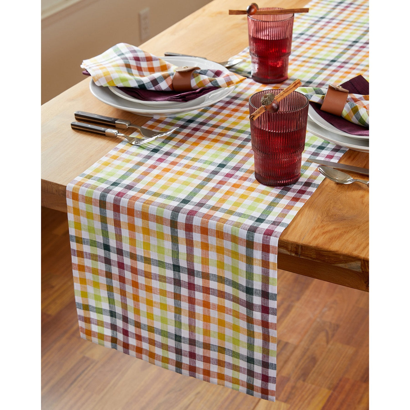 Gingham Table Runner