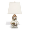 Chinoise Exotique Lamp with Square Shade