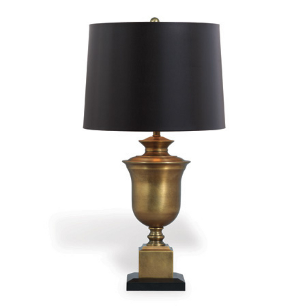 Robertson Brass Table Lamp table lamp, coastal traditional lighting with linen shade