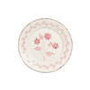 Madeira Dinner Plate – Flowers & Vines (Pink & White)
