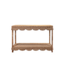 Isla Scalloped Console Table