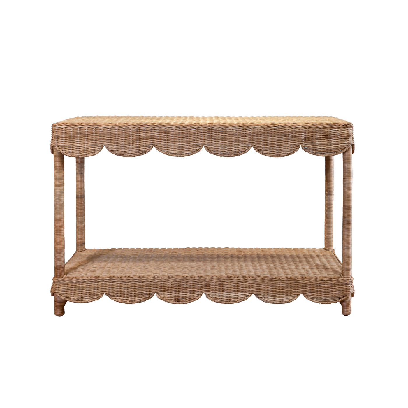 Isla Scalloped Console Table