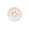 Madeira Dinner Plate – Flowers & Vines (Pink & White)