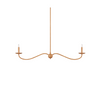 Saxon Rattan Linear Chandelier