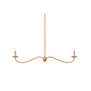 Saxon Rattan Linear Chandelier