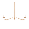 Saxon Rattan Linear Chandelier