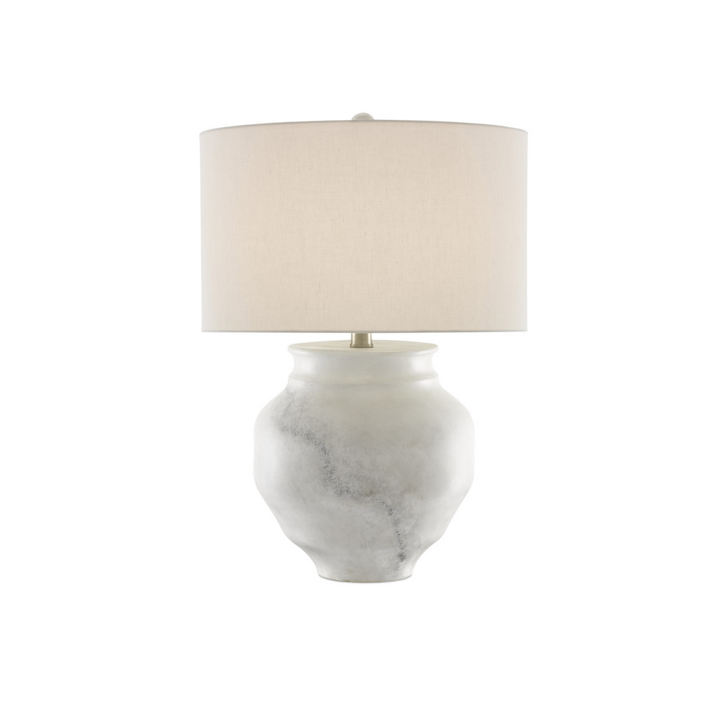 McKenna White Table  Lamp