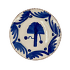 Madeira Dinner Plate –  Palm (Blue & White)