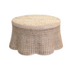 Averly Scalloped Round Coffee Table