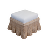 Averly Scalloped Ottoman