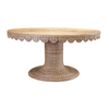Isla Scalloped Dining Table, 60"