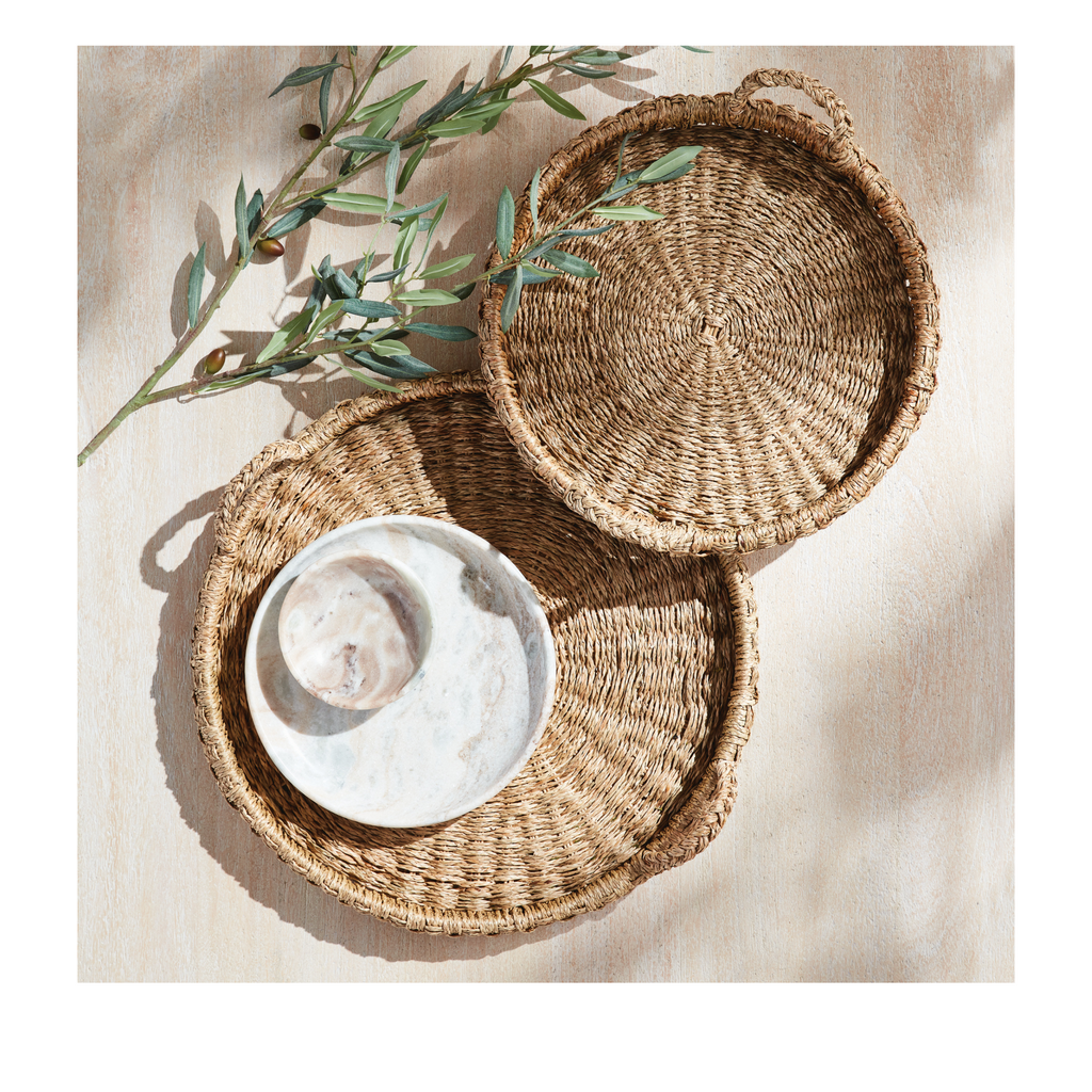Sawyer Round Trays, Set of 2