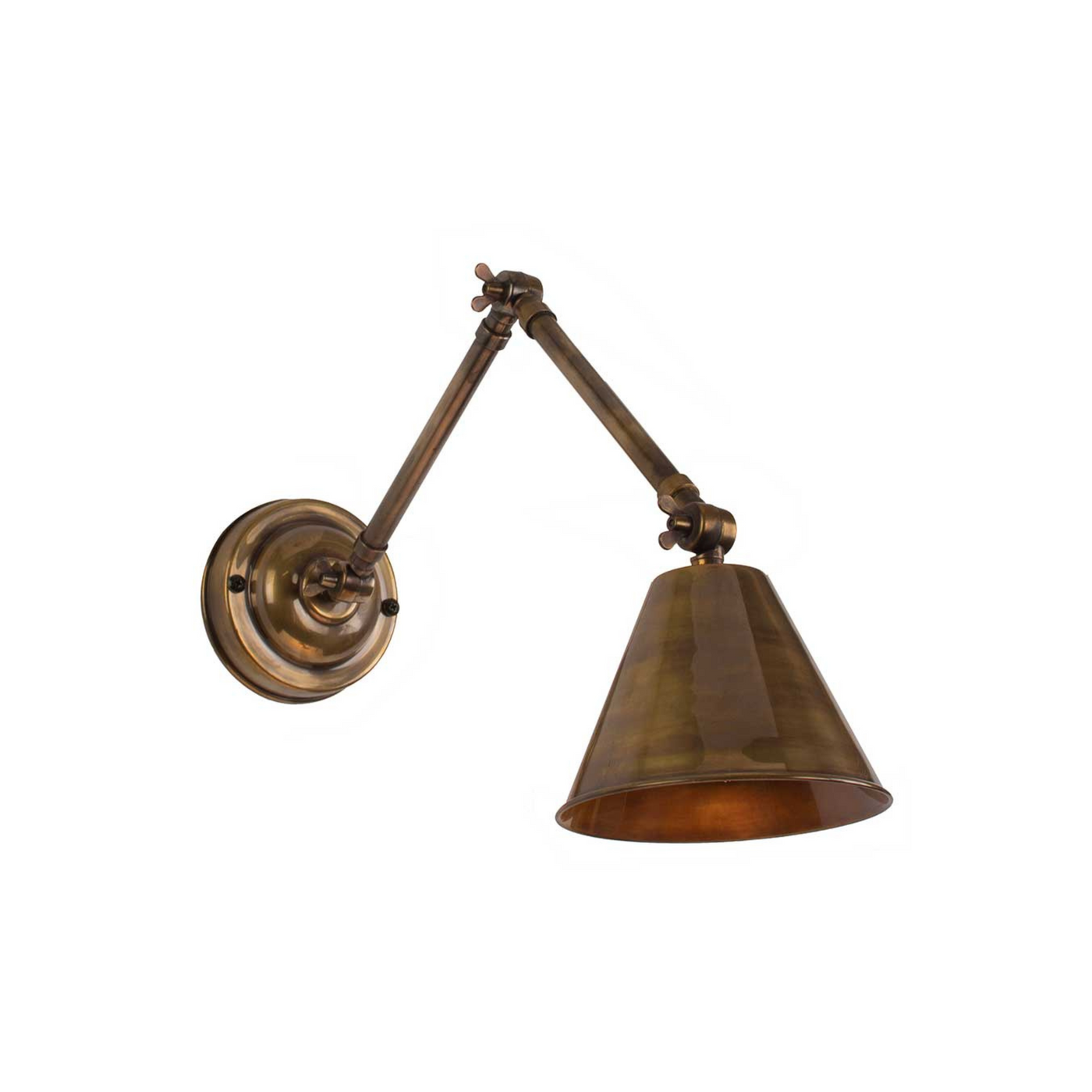 Map Room Double Adjustable Wall Sconce