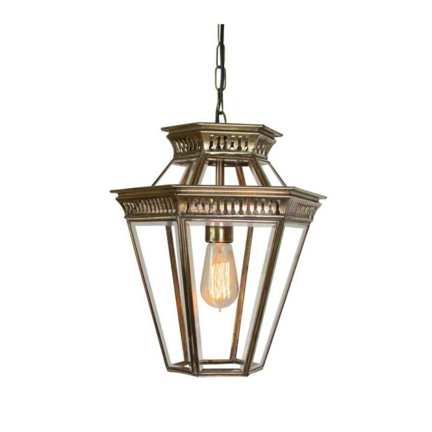 Bevelled Glass Georgian Hanging Lantern