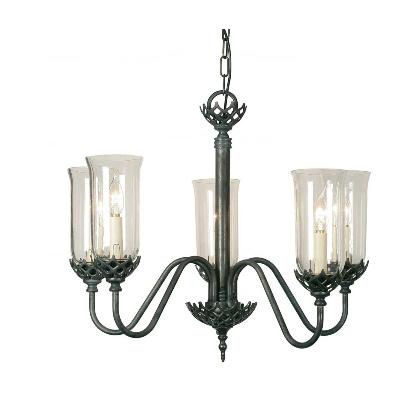 Gothic Five Arm Chandelier