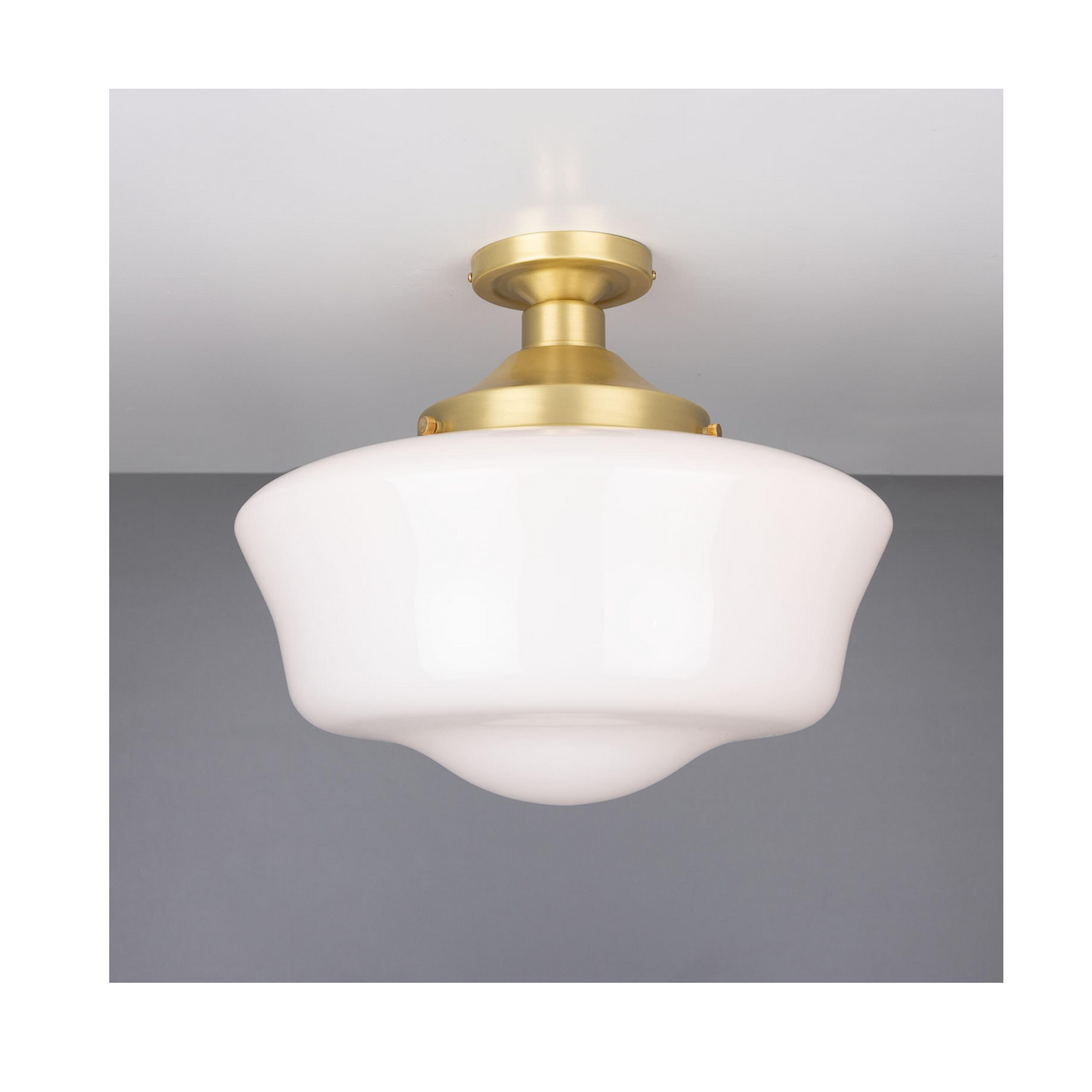 Schoolhouse Traditional Flush Mount