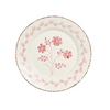 Madeira Dinner Plate – Flowers & Vines (Pink & White)