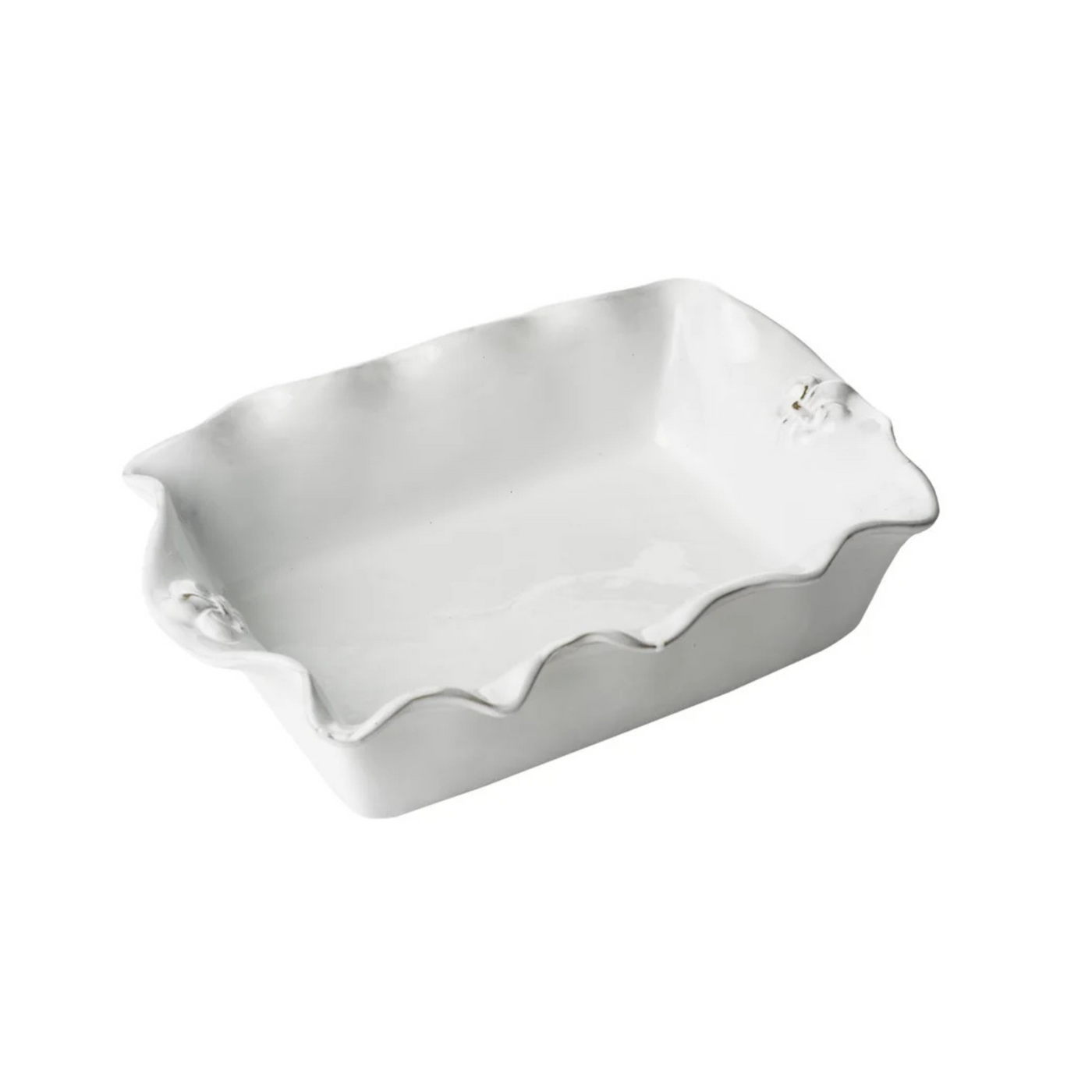 Fleur de Lis Rectangular Casserole