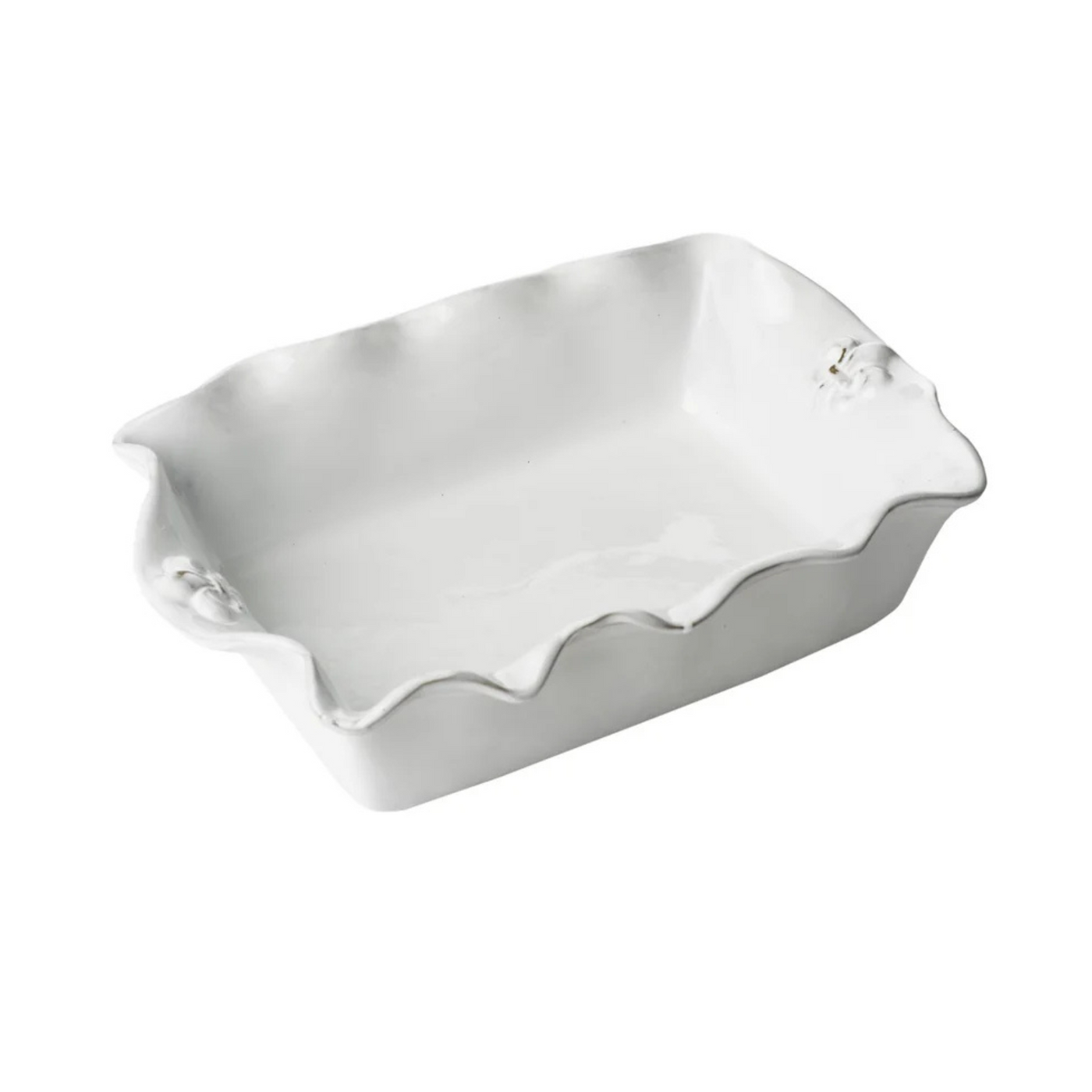 Fleur de Lis Rectangular Casserole