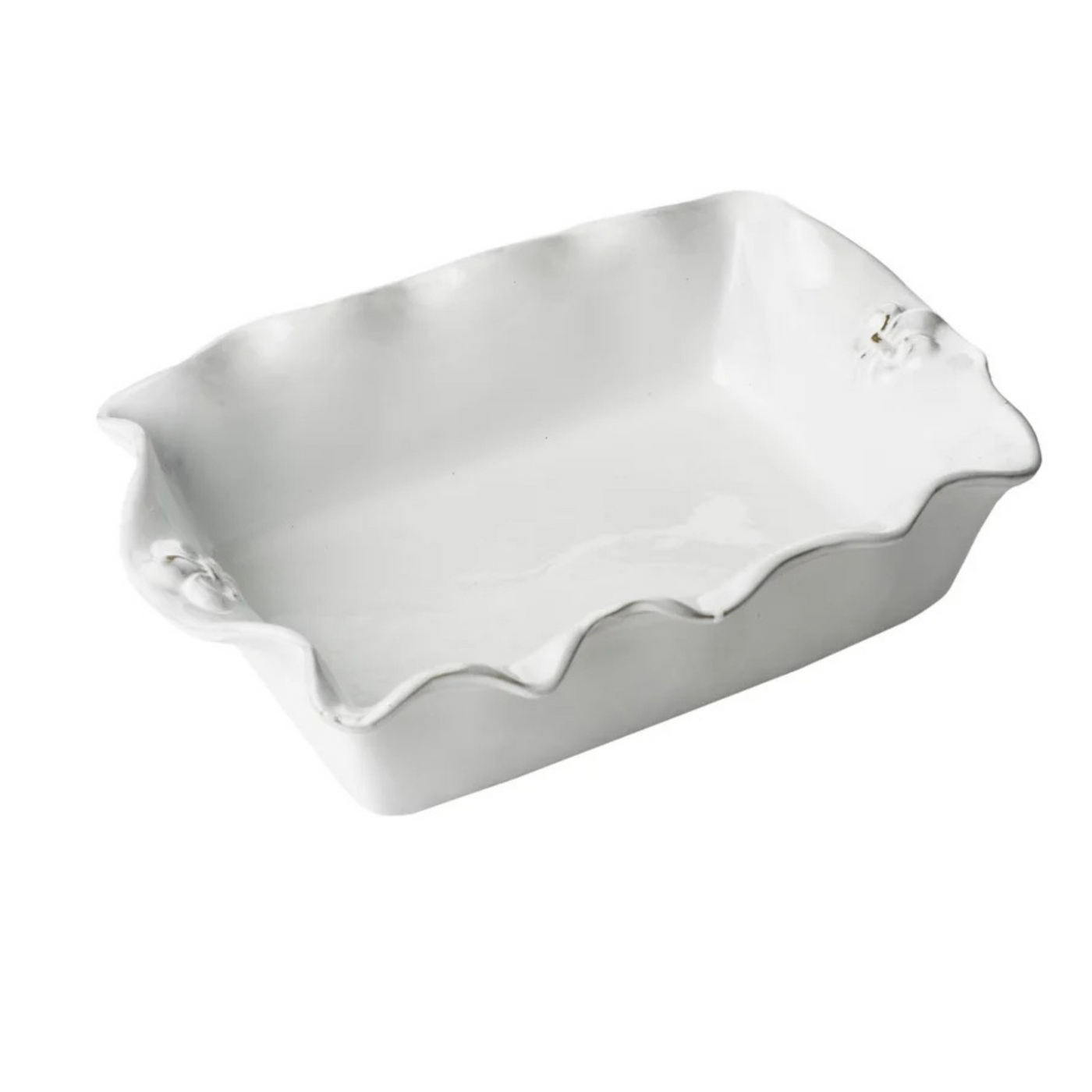 Fleur de Lis Rectangular Casserole