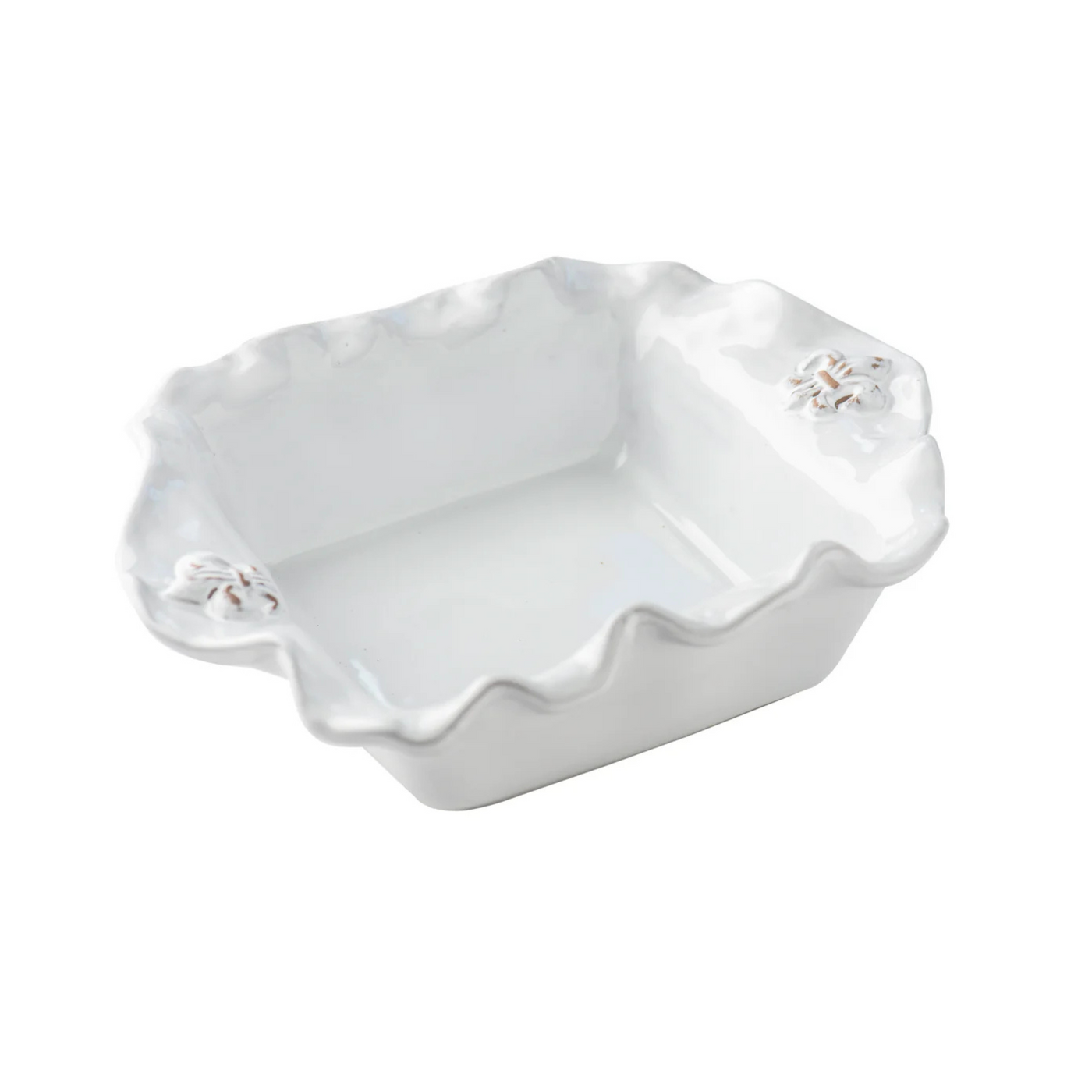 Fleur de Lis Square Casserole,