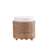 Marin Round Woven Foot Stool