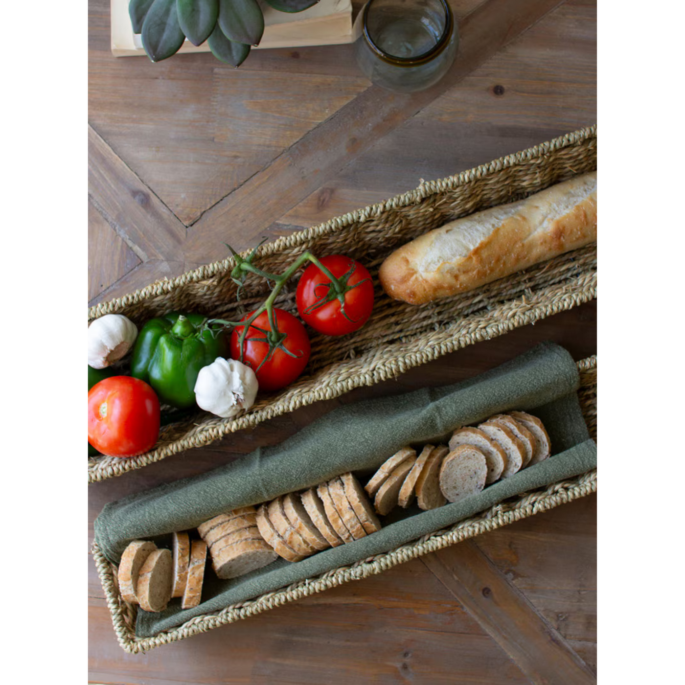 Gather Woven Bread Baskets (Set of 2)