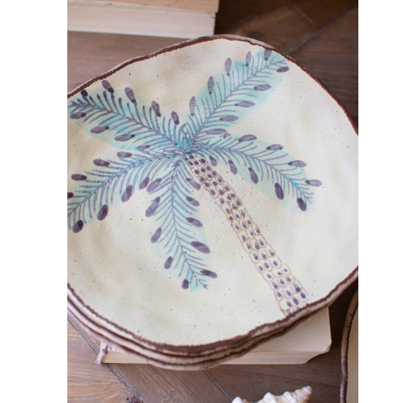 Palmetto Dinner Plates, Set of 8