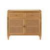 Camden Petite Oak & Caned Buffet