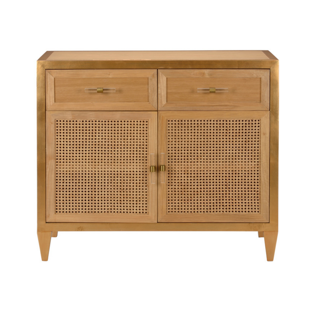 Camden Petite Oak & Caned Buffet