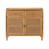 Camden Petite Oak & Caned Buffet
